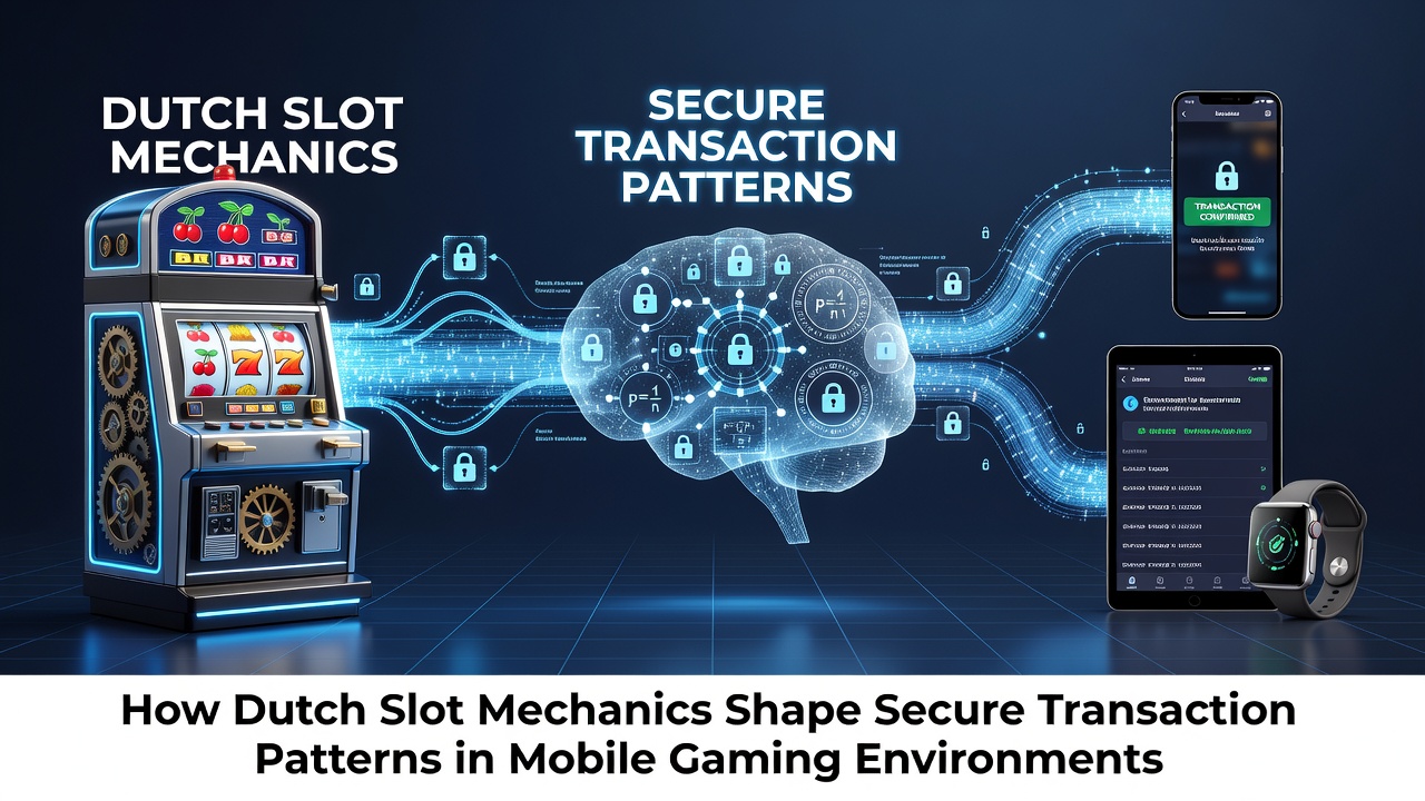 Illustratie van Nederlandse slotmechanieken en mobiele transacties in gamingomgevingen