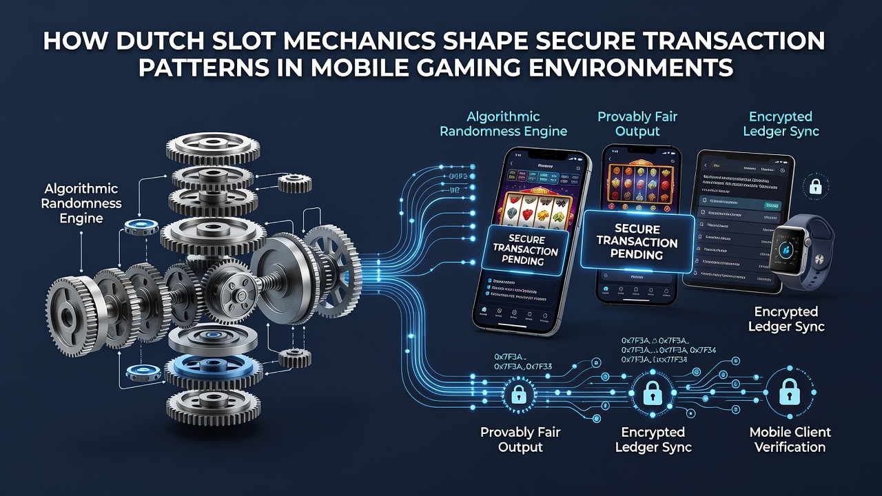 Grafiek die transactiepatronen en beveiliging in mobiele slots toont